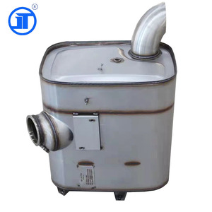 Filtro de partículas diésel para camión, convertidor de reducción catalítica selectiva SCR de tres vías cuadradas con catalizador de cerámica DPF - Product Image 1