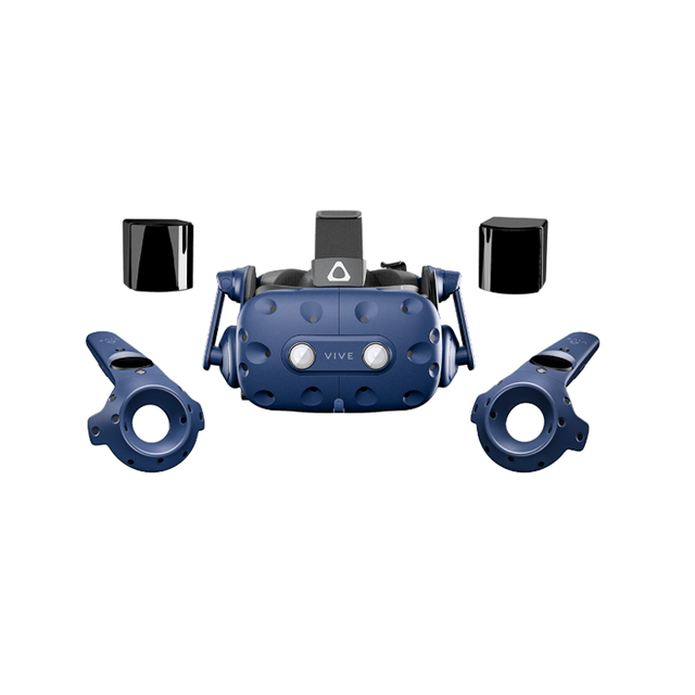 VIVE Pro Bundle Professional Grade VR Headset Full Kit with Precise Room Scale Tracking High Contrast Brilliant Display
