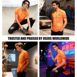 Cầu vồng phun bán buôn thermochromic quần áo người đàn ông nhiệt nhạy cảm t Áo sơ mi - Product Image 4