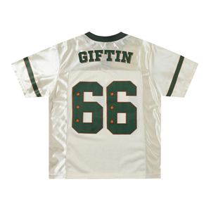 Trendy Streetwear Retro Crop American Football Shirt Benutzer definierte sublimierte Druck Mesh American Football Trikot - Product Image 2