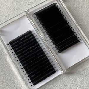 Nhãn hiệu riêng Cashmere khối lượng Lash phần mở rộng Fluffy Matte tối lông mi Đức Darkest Đen Lash khay Bán Buôn & tùy chỉnh - Product Image 5