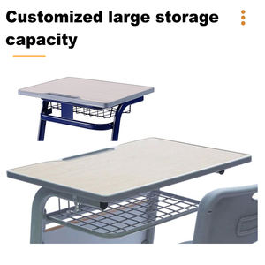 आधुनिक ऊंचाई समायोज्य एकल प्लास्टिक स्कूल डेस्क और चेयर फर्निचर स्कूल के छात्र डेस्क - Product Image 6