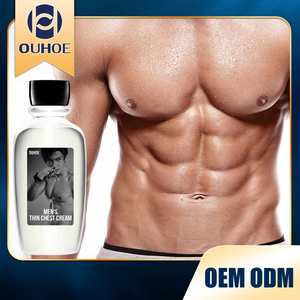 OUHOE Crema Reafirmante de Pecho Orgánica para Hombre, Crema para Adelgazar el Pecho Masculino, Venta al Por Mayor, Marca Privada - Product Image 2