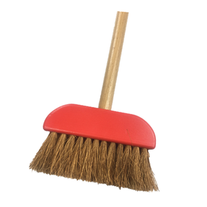Indoor Broom Coarse Brown Wood Handle For Broom Stick For Children
