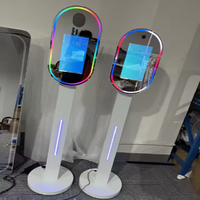 Pavillon photo 360° - Cabine photo portable connectée au Wi-Fi avec écran tactile