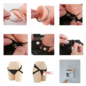 Оптовая продажа фабричных ПВХ-дилдо для женщин, носимый дилдо для вагинальной мастурбации, искусственный страпон-дилдо для лесбиянок, инструменты для сексуального удовольствия - Product Image 5