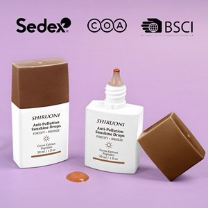 Sérum autobronzant pour le visage sans soleil au cacao naturel de marque privée Essence de bronzage foncé - Product Image 6