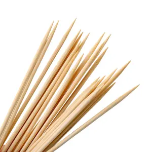 Bastone di bambù per Barbecue usa e getta spiedino di bambù lungo spiedino per diverse applicazioni