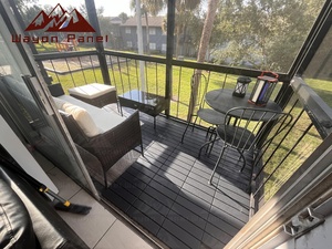 Las baldosas WPC baratas de Wayon para balcón, jardín y <span class=keywords><strong>piscina</strong></span> son fáciles de instalar y tienen baldosas de cubierta entrelazadas y <span class=keywords><strong>desmontables</strong></span>. - Product Image 5