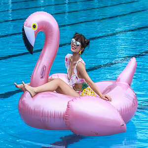 Flotador inflable para piscina, tumbona acuática para adultos, balsa portátil para nadar, flotador de flamenco para montar en la piscina para el verano - Product Image 5
