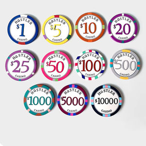 SUCCESSOR Lujo 14g Fichas de póquer de arcilla Cristal duradero Diseño ecológico Certificado ISO9001 Logotipo personalizado para <span class=keywords><strong>Casino</strong></span> de entretenimiento - Product Image 2