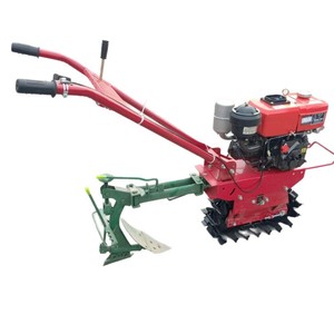 Micro Tiller Farm Cultivator Gasoline Engine Red Single <b>Row</b> Multifunctional Agricultural <b>Machine</b> - Product Image 5