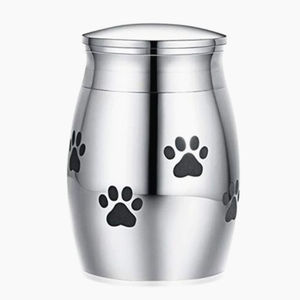 Özel anıt kişiselleştirilmiş Pet kremasyon külleri kutusu pençe baskı ile cenaze <span class=keywords><strong>Keepsake</strong></span> Metal Mini Pet Urns - Product Image 2