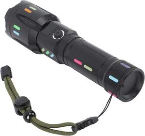 Linterna LED Táctica de 30W, 1000m de Alcance, Impermeable, Portátil, con Zoom y Cuerpo de Aluminio, Venta al Por Mayor - Product Image 4