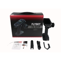 FLYSKY Nouveau modèle FS-G11P 11CH 2.4GHZ Télécommande pour voiture et bateau RC prenant en charge les systèmes open source