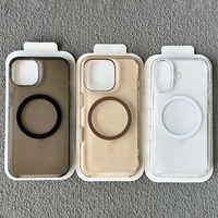 JOYPORODO C003 Casing Ponsel Transparan Magnetik dengan Animasi, Anti Benturan, Bahan PC Keras untuk iPhone 17 16 15 Pro Max