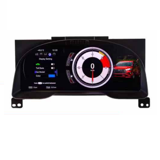 12.3'' Digital LCD Instrument Dash Screen Cluster for Toyota Innova 2016-2022 LCD Dashboard Display