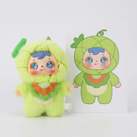 Fabricant OEM ODM de porte-clés pendentifs en boîte mystère, jouets faits main personnalisés en forme de lapin, fruits et légumes mignons de style dessin animé