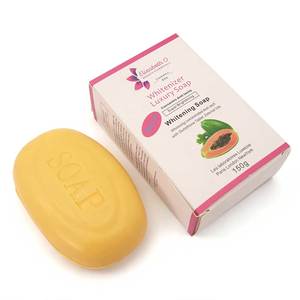 Savon éclaircissant à la carotte 250g, purifiant et exfoliant, avec Alpha Arbutin, Gluta-C, Glutathion, Vitamine C, Papaye et Carotte - Product Image 3