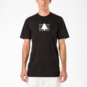 Clothing Factory Oem <strong>T</strong> <strong>Shirt</strong> 180 GSM 100% Combed Cotton Classic <strong>Longline</strong> Tee Outdoor Sports Embroidery Black and <strong>White</strong> Tshirts - Product Image 3