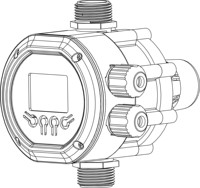 Contrôleurs de pression électriques automatiques 3-en-1 à large plage de tension 110-240V EPC-17 pour pompe à eau avec écran LCD, NOUVEAU MODÈLE AMÉLIORÉ 2024