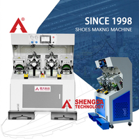Machine de moulage intelligente SHENGDA pour la formation automatique des empeignes de baskets en cuir (chaud/froid) et le façonnage des embouts de chaussures