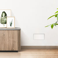 Grille de retour d'air CVC en acier moderne 4x10 personnalisable pour installation encastrée mur/plafond style victorien côtier