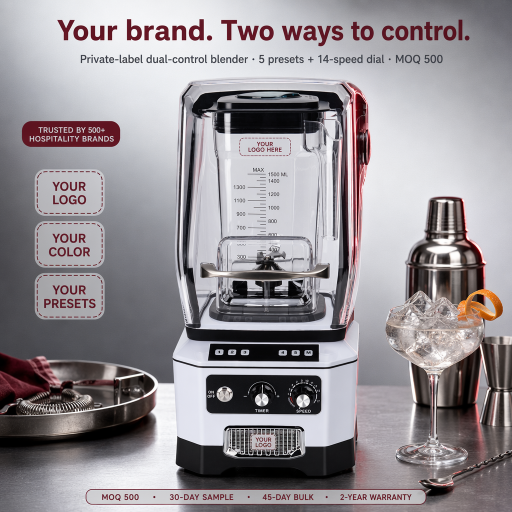 OEM Commercial Blender Manufacturer Factory - 1400W Heavy Duty Smoothie Machine Private Label Custom Logo Supported · image 1