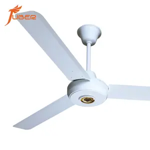 Caldo moderno tutto bianco ventilatore da soffitto 56 pollici miglior prezzo 3 pale ventilatore industriale elettrico soffitto