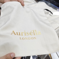 Vente en gros personnalisé sac à poussière en coton à cordon vêtements chaussures sac à poussière de luxe à cordon