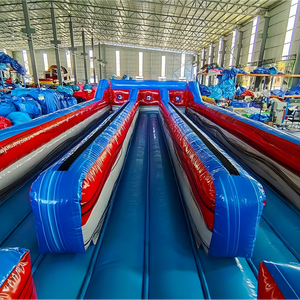 Jeu de course à la corde élastique gonflable professionnel pour les opérations d'amusement, équipements de jeu de compétition gonflables directement de l'usine - Product Image 6