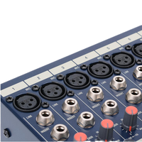 Console de mixage EFX20 à 20 canaux à succès, console de mixage de studio d'enregistrement alimentée avec coque en métal