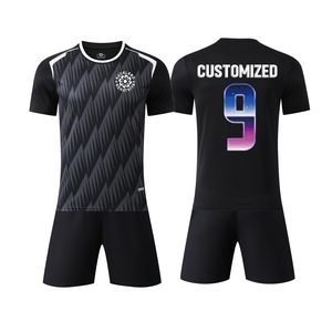 Completo Kit Maglia Personalizzata Sublimata 100% Poliestere Blu Cielo Bianco per Calcio e Allenamento Sportivo con Logo Personalizzabile - Ingrosso - Product Image 1
