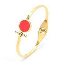 Bracelet en forme de coquille époxy 18K plaqué or, chaîne en serpent, pendentif en coquille, collier en acier inoxydable, ensembles de bijoux pour femmes