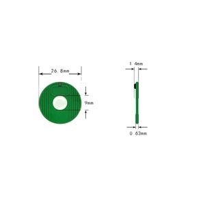 26.8*9mm UHF PCB résistant aux métaux haute température RFID étiquette U9 puce gestion d'actifs étiquette électronique - Product Image 5