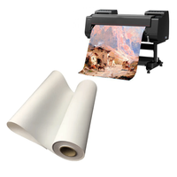 380gsm Eco-solvant Art Toile Mat Rouleau Jet D'encre Poly Coton Toile