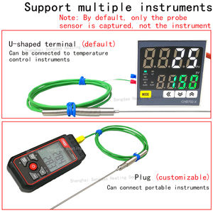 مقياس حرارة مزدوج حراري من النوع K مدرع Inc600 للكشف عن درجة حرارة الفرن الأساسي عالي الحرارة، مستشعر حرارة 191 قابل للانحناء - Product Image 5