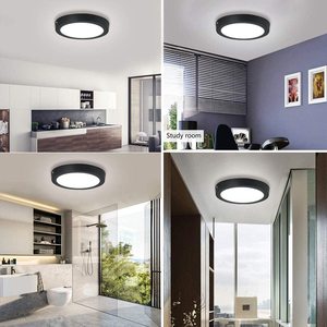 Panneau lumineux Led mince pour plafond Commercial Smd, montage en Surface, carré rond carré 6w 12w 18w 24w 110V /220V - Product Image 6
