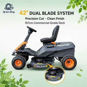 Tondeuse autoportée sans fil 40V à batterie lithium, bac de ramassage, largeur de coupe 42 pouces (107 cm), moteur sans balais, éjection latérale Q-42Li Dual - Product Image 2