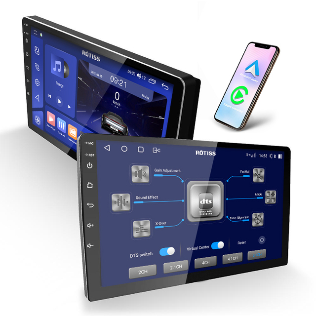 Android 15 Car Stereo DSP GPS USB High Speed 5G WiFi for 5.0 Stable Connection Dashboard Universal Vehicles Radio