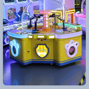 Machine de jeu à monnayeur pour parc d'attractions, jeu de grue à bonbons, excavatrice à godets, en plastique et métal, anglais, 1 an, Aokey - Product Image 2