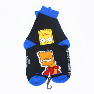 WOWEI Calcetines de dibujos animados Simpsons Hombres Crew Simpsons Calcetines Anime Algodón Comics Calcetines - Product Image 4
