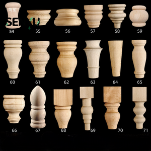 Patas de Muebles Modernas de Madera SENYU, Formas Surtidas, Montaje con Tornillos, Soporte para Sofá, Mesa, Gabinete - Product Image 6