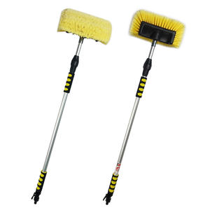 LIJIE Kit de nettoyage de voiture Nettoyage télescopique sans rayures <span class=keywords><strong>Brosse</strong></span> de <span class=keywords><strong>lavage</strong></span> de voiture à long manche - Product Image 1