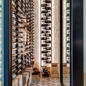 Viphonya Đi Bộ Trong Giá Rượu Tủ Lạnh Tùy Chỉnh Thép Không Gỉ Kệ Rượu Vang Lưu Trữ Hầm Cho Khách Sạn - Product Image 3