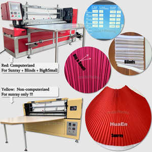 Nouvelle machine à plisser motorisée HuaEn pour rideaux <span class=keywords><strong>accordéon</strong></span> Soleil Sunray, largeur de pliage max. 1600 mm, usine de fabrication 1 - Product Image 4