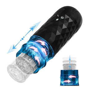 Gratis Custom Box-Telescopische Rotatie Mannelijke Masturbator Siliconen Automatische <span class=keywords><strong>Vagina</strong></span> Masturbatie Seksspeeltjes Voor Mannen Goederen Volwassenen - Product Image 1