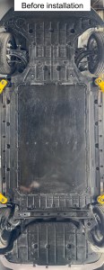 Plaque de protection inférieure moteur anti-déformation et résistante à l'usure pour <span class=keywords><strong>MG</strong></span> 4 EV 2026 – Article phare usine - Product Image 2