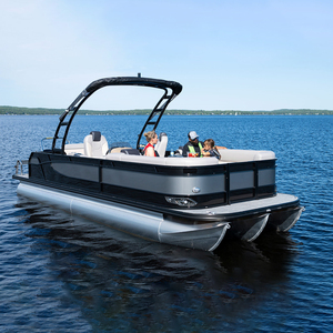 Yate Deportivo Eléctrico de Aluminio de 27 pies, Catamarán Ligero para 15 Personas con Opción de Carga Solar, Barco de Pesca - Product Image 2