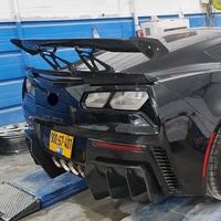 Aileron arrière en Fiber de carbone GT de haute qualité pour Chevrolet Corvette C7 C6 C8 séparateur d'aile de coffre